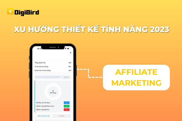 Tính năng affiliate marketing trên zalo mini app
