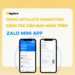 demo affiliate marketing cộng tác viên bán hàng trên zalo mini app