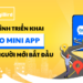 Lộ trình triển khai zalo mini app