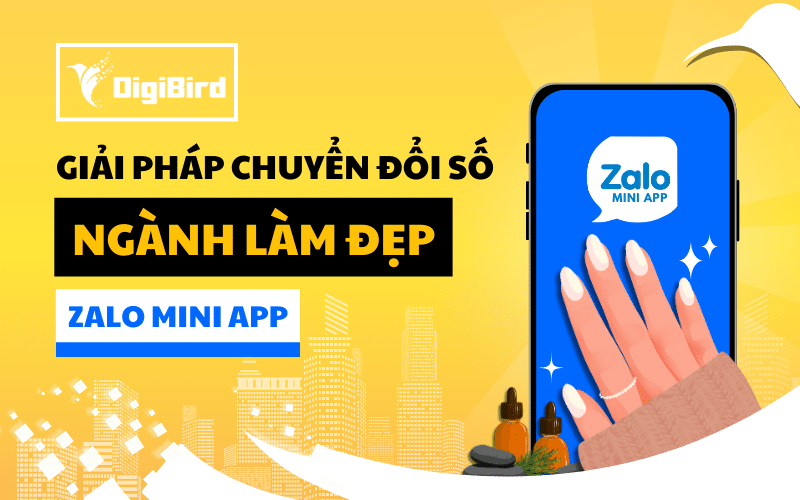 Zalo Mini App Spa/ Beauty cho hoạt động chuyển đổi số ngành Spa/ Beauty