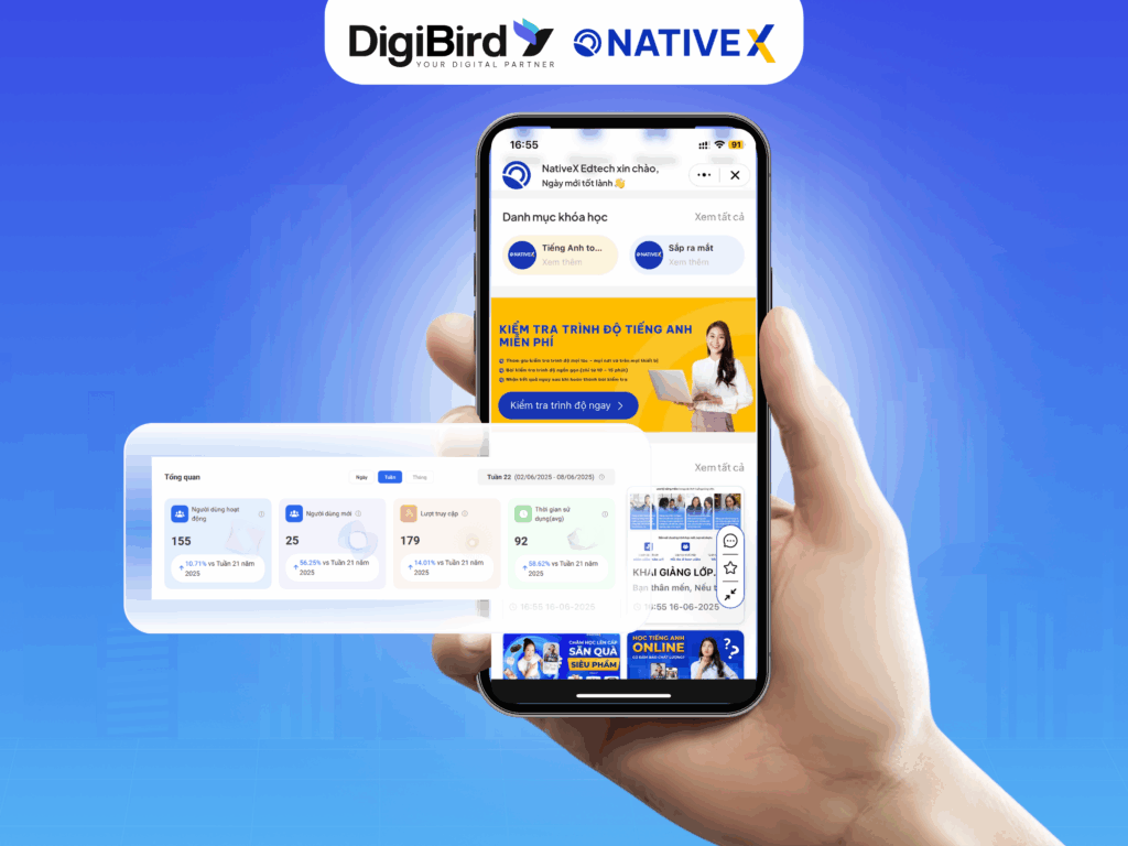 Số liệu mang lại hiệu quả rõ rệt từ Mini App NativeX
