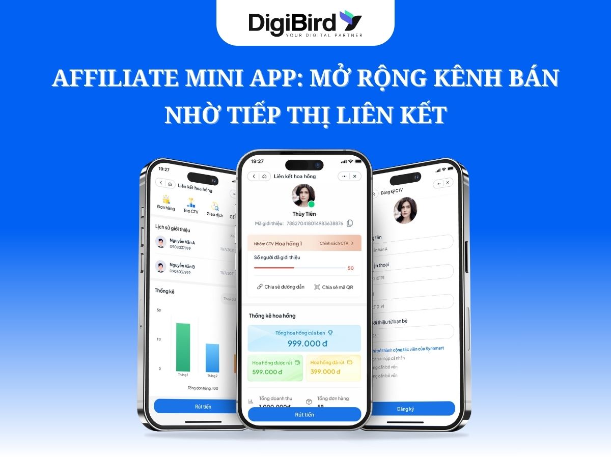 Affiliate Mini App: Mở rộng kênh bán nhờ tiếp thị liên kết