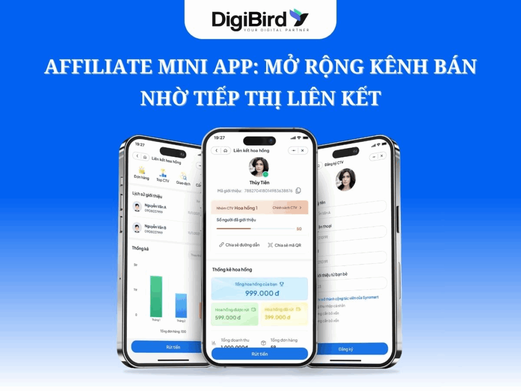 Tìm hiểu về tính năng Affiliate trên Mini App cho doanh nghiệp