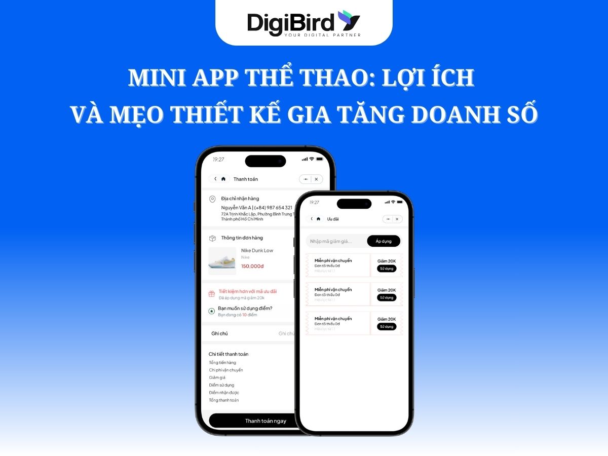 Mini App thể thao: Lợi ích và mẹo thiết kế gia tăng doanh số